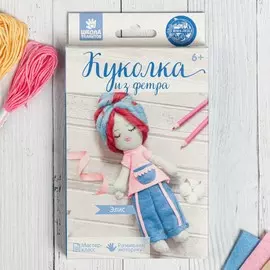 Валяние из шерсти. игрушка куколка из фетра