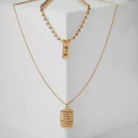 Кулон двойной