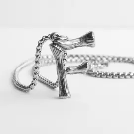 Кулон стальной