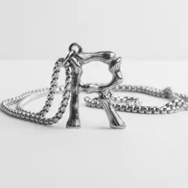 Кулон стальной