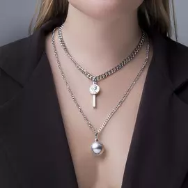 Кулон двойной