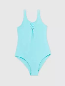 Купальник для девочек светло-брюзовый