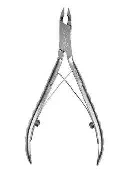 Кусачки для ногтей и кутикул, дл.10см, дл.лезвий 6мм блестящие 102-001M#2