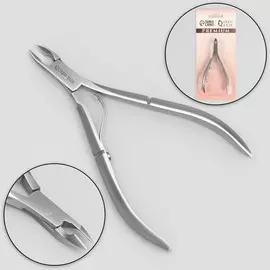 Кусачки маникюрные для кутикулы premium, 10.2 см, длина лезвия-6 мм
