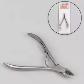 Кусачки маникюрные для кутикулы, 9.5 см, длина лезвия-10 мм, в зип пакете