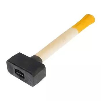 Кувалда кованая лом, 3 кг, деревянная рукоятка