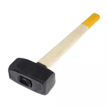 Кувалда кованая лом, 5 кг, деревянная рукоятка