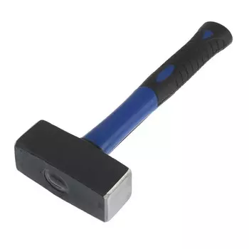 Кувалда кованая тундра, фиберглассовая трехкомпонентная рукоятка, 1.5 кг