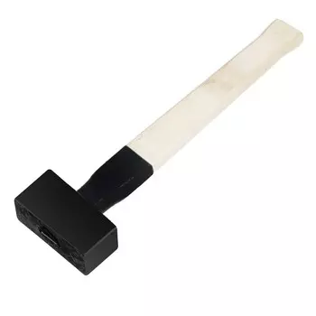 Кувалда литая лом, 3 кг, деревянная рукоятка