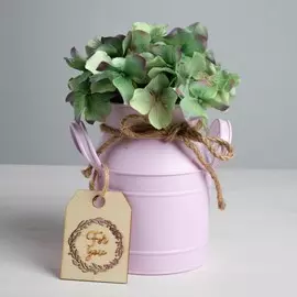 Кувшин, розовый for you, 11,5 х 15 см