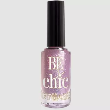 Лак для ногтей BE CHIC тон 707 8,5г нежно-розовые блестки