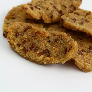 Лакомство для собак натуральное petlab: крекеры из трески с семенами льна, 40 г.