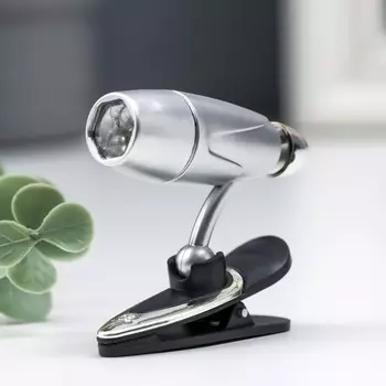 Лампа для чтения 3хled от батареек lr44 1,5х6,5х5 см risalux