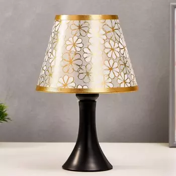 Лампа настольная 16151/1 e27 40вт черный 19х19х29,5 см risalux