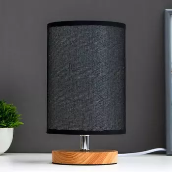 Лампа настольная 16494/1bk e27 40вт черный 13,5х13,5х28 см risalux