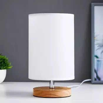 Лампа настольная 16494/1wt e27 40 вт белый 13.513.528 см risalux