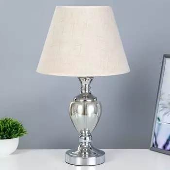 Лампа настольная 16713/1 e27 40 вт хром 282850 см risalux