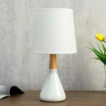 Лампа настольная 320613/1 e14 40 вт белый 161635 см risalux