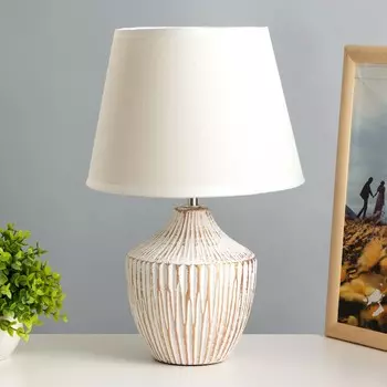 Лампа настольная 38043/1 e14 40вт белый 23х23х35 см risalux