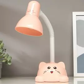 Лампа настольная 58072/1pk e27 40вт розовый 14х13,5х42см