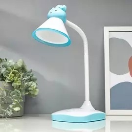 Лампа настольная 58074/1bl led 5вт синий 13,5х16х44см