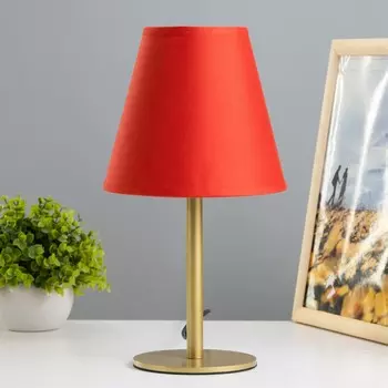 Лампа настольная jack 1х15вт е14 лимон/красный 18х18х32см risalux