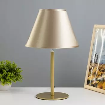 Лампа настольная oliver 1х15вт е27 лимон/шампань 25х25х40см risalux