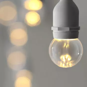 Лампа светодиодная luazon lighting, g45, е27, 1.5 вт, для белт-лайта, набор 20 шт, свечение теплое белое