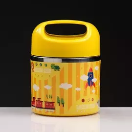 Ланч бокс take it easy, 630 мл, 1115 см, нержавеющая сталь, желтый