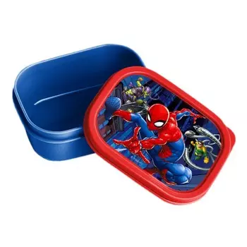 Ланч-бокс детский, прямоугольный 500 мл, человек-паук