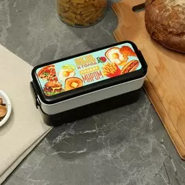 Ланч-бокс двухуровневый