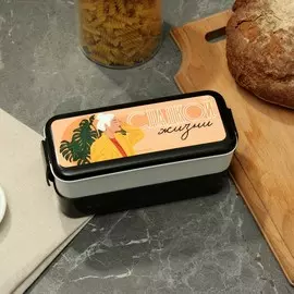 Ланч-бокс двухуровневый