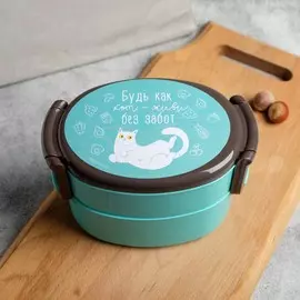 Ланч-бокс двухуровневый