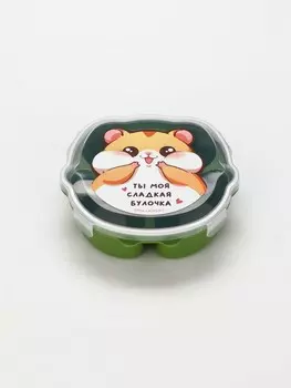 Ланч - бокс с секциями и ложкой