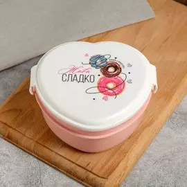 Ланч-бокс в форме сердца