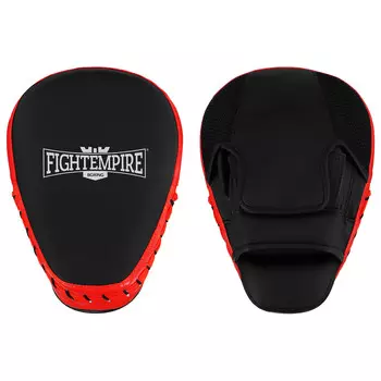 Лапа боксерская fight empire pro, 1 шт., цвет черный/красный