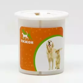 Лапомойка мини с крышкой от разбрызгивания, 7,8 х 6,5 х 8,3 см, белая