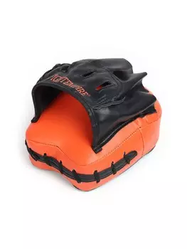 Лапы боксерские мини (тактические) fight empire, punch, черно-оранжевые, пара