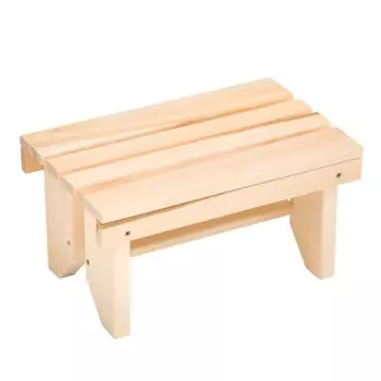 Лавка для бани и дачи, 1004542 см, деревянная, липа,