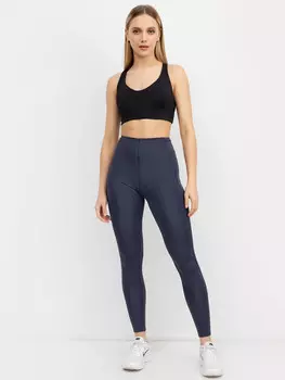 Легинсы с высокой линией талии в расцветке