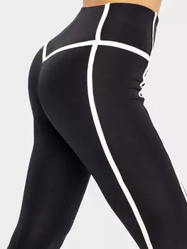 Легинсы женские в черном оттенке