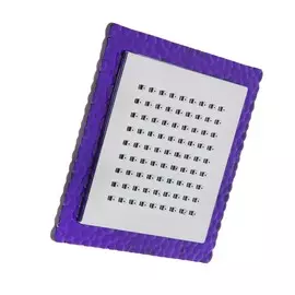 Лейка стационарная, квадратная z0154, 1515 см, 1 режим, пластик, цвет фиолетовый, хром