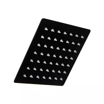 Лейка стационарная zein z2350, квадратная, 1515 см, 1 режим, нержавеющая сталь, черная