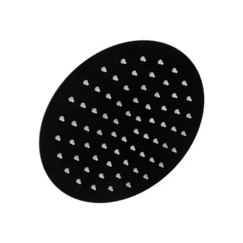 Лейка стационарная zein z2354, круглая, d=20 см, 1 режим, нержавеющая сталь, черная