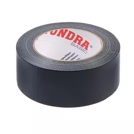 Лента армированная tundra, клейкая, чёрная, 160 мкм, 48 мм х 40 м