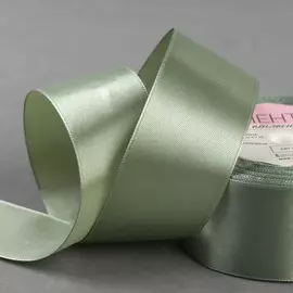 Лента атласная, 40 мм 23 ± 1 м, цвет фисташковый №65
