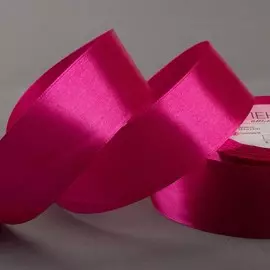 Лента атласная, 40 мм × 23 ± 1 м, цвет амарантовый №27
