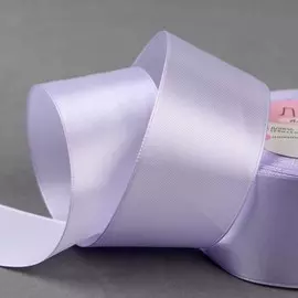 Лента атласная, 40 мм × 23 ± 1 м, цвет светло-сиреневый №90