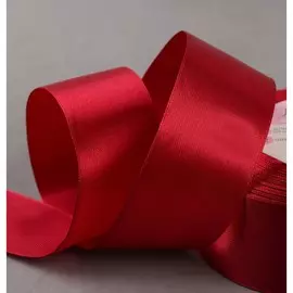 Лента атласная, 40 мм 23 ± 1 м, цвет вишневый №37
