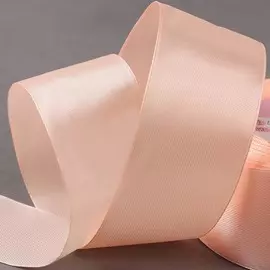 Лента атласная, 40 мм × 23 ± 1 м, цвет персиковый №127